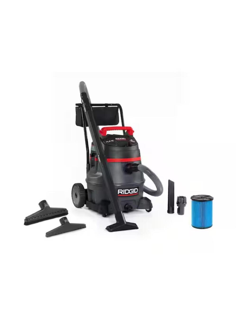 RIDGID 14 Gal HEPA Commercial Wet/Dry Shop Vac RV2400HF NIB w/ Accessories NIB